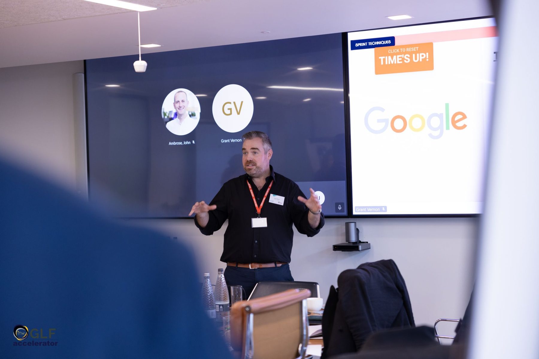 Grant Vernon facilitating a workshop